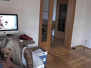 Caught Roommate Masturbating, Fuck Me Hard!