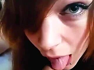 Redhead Amateur Wife POV Submissive Rough Sex with Triple Orgasms