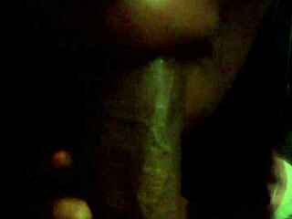 ebony queen delivers sloppy blowjob to black partner