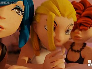 Blenderknight Kanker Delivers Emo Goth Blowjob Handjob