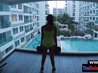 Thai Wife's Workout Blowjob Quickie?