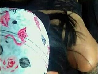 latina teen gives webcam blowjob to brother