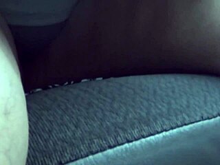 Driving and showing off my wife