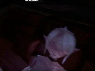 Monster Girl Island Ep 4: Blonde Elf with Green Eyes Delivers Stunning Titjob