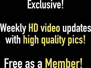 Amante dell'anale Johanna Johansen desidera un creampie profondo nel culo stretto!