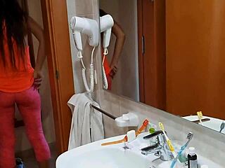 Watch a sexy guy pleasure himself after a workout