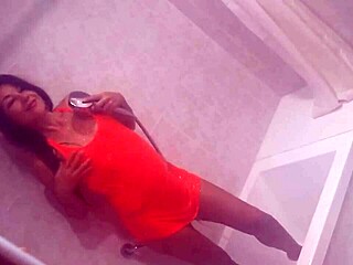 enjoy after gym shower masturbation