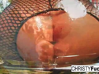 Christy Mack Flaunts Her Tattooed Body and Big Tits in Solo Masturbation Compilation