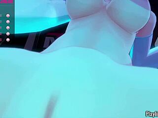 Anime hentai whore in cosplay masturbates on webcam chat