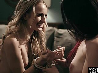 Angela White in nasty lesbian threesome with teens