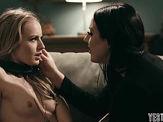 Angela White in nasty lesbian threesome with teens