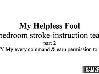 teen 18+ gives joi tease instructions