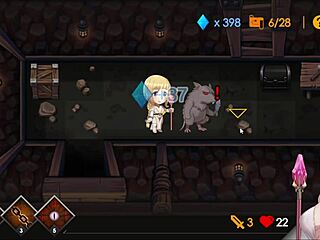 Rubia 18+ atada por goblin para creampie intenso