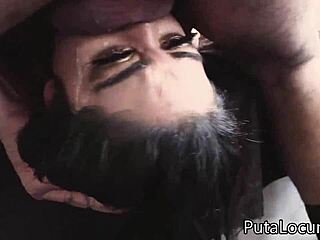 Fuck that latina's throat so hard and extreme!