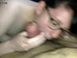 Lonely Craigslist Girl Sucking Dick POV Brunette Glasses