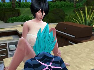 后宫 parody 第7集 米卡萨让贝吉塔教做饭然后比布尔玛更诱惑他