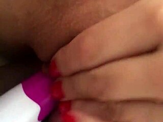 i'm overwhelmed by double penetrating my latina milf girlfriend's pussy with dildos