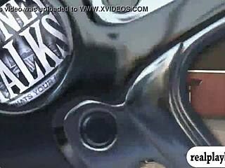 Sexy Ladies Flash Their Boobies For Cash