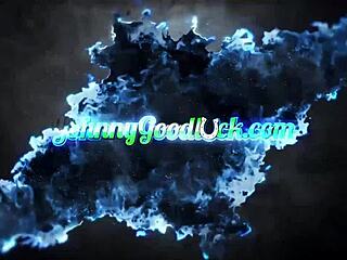 Johnnygoodluck busty nickey huntsman rides outdoor cock pov bent over cowgirl hardcore.