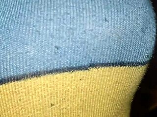 Gay Master Worships Nylon Socks And Feet At Office