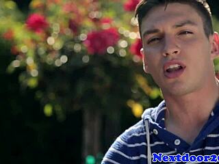 Muscular Hunk Strokes Behind Bars