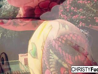 Hot christy mack masturbates in the shower