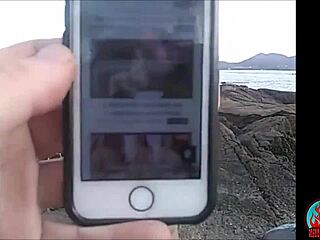 Naked Blonde Teen In Public! Complete In Red!