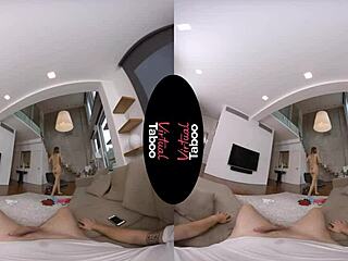 Watch Brunette Suck Cock in POV Taboo Scene!