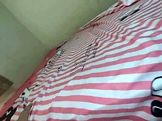 Jerking Off Behind My Stepsister While She Tidies Up