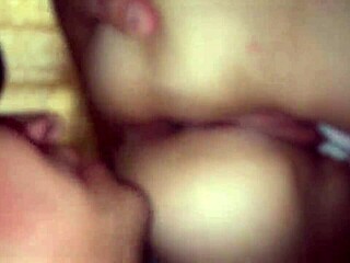 Jerking Off Behind My Stepsister While She Tidies Up
