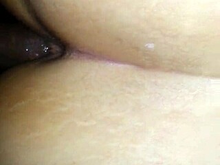 Big booty chick cums hard on my cock during intense anal penetration