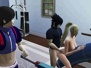 Ei, confira o hentai Naruto ep 70 onde Ino e Sasuke traem na frente do marido corno!