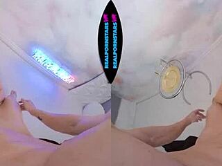 Naughty America Busty Milf Lexi Luna Oiled Up Sliding On Big Dick POV Titty Fuck