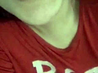 Amateur engages in solo masturbation session