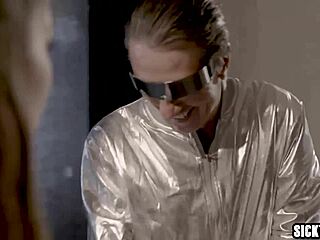 Sexy Robot Teen Gives Body And Ass To Client!