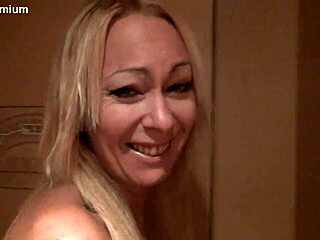 Blonde milf tamrah dix gets anal assfucking and creampie in leather with carlitos way
