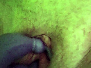 Playing with shaved pussy until I cum