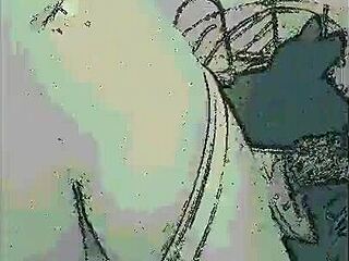 Masked stranger asks amateurs for help in detailed scene