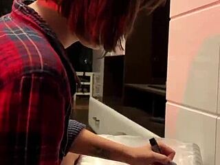 i love getting a pov blowjob in the hotel bath, feeling every suck and lick on my cock