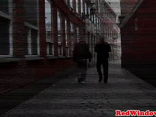 Big tits Dutch slut seduces a tourist and gets fucked