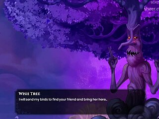 Is This Crazy Big-Tits Blonde Really Chopping His Wooden Cock with an Axe?