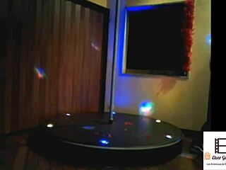 Peruvian couple performs live sex at swinger party with friends.