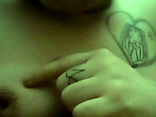 natural tits bound in bdsm play with screwdrivers teasing sensitive areas