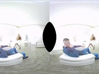 Lena Nitro's Virtual Reality Office Sex: Hardcore and Real