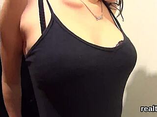 Charming Czech nympho seduced in hypermarket plowed POV 😈