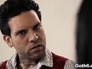 Epic Threesome with Adria Rae and Joanna Angel Sharing Huge Cock on Couch