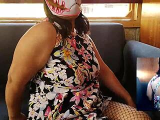 Watch This Hot Mexican Wife Striptease Before Intense Fornication!