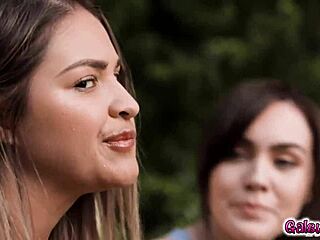 This beautiful lesbian scene with Gizelle Blanco and Freya Parker will stir your emotions