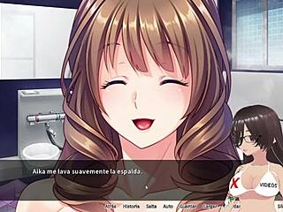 Hey, check out this hypno mama gameplay in Spanish, big tits and anime hentai vibes