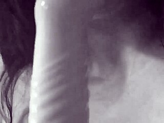 Latina with piercings enjoys wet nipple play session